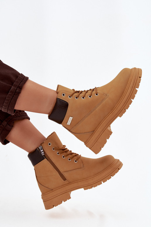 calentamiento zapatos Femenino Al castillo color marrón Selinda