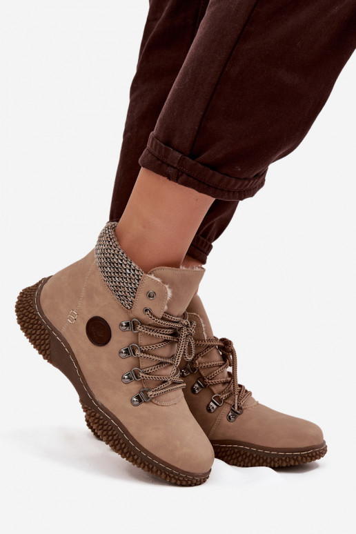calentamiento Botas zapatos Femenino beige Zenaya