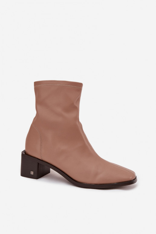 Femenino Botas con tacones Vinceza 23-10791 beige