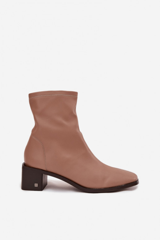 Femenino Botas con tacones Vinceza 23-10791 beige Femenino Botas con tacones Vinceza 23-10791 beige