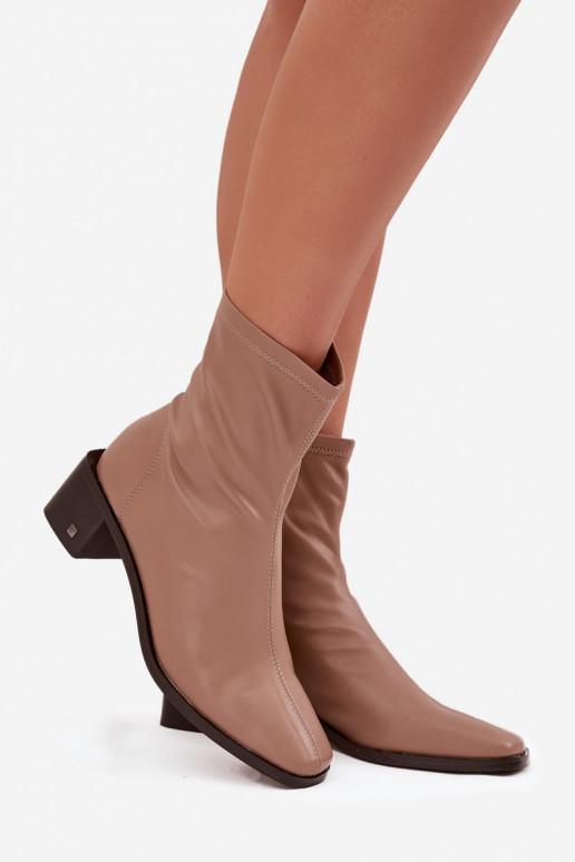 Femenino Botas con tacones Vinceza 23-10791 beige