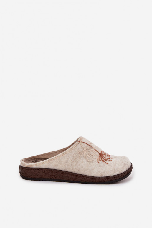Femenino zapatos hecho en casa Zapatillas Inblu NL000011 beige Femenino zapatos hecho en casa Zapatillas Inblu NL000011 beige