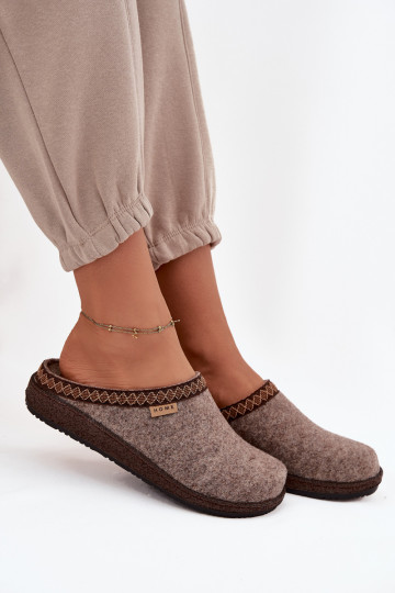 Zapatillas FemeninoHaftem Inblu NL000009 beige