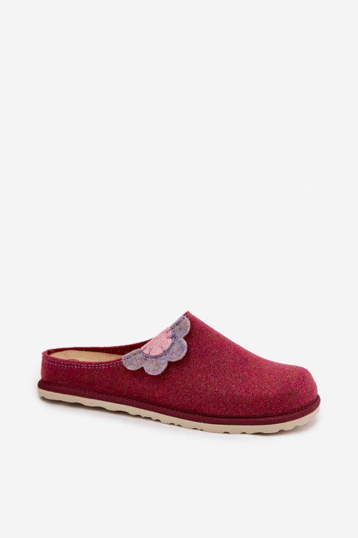 Zapatillas Femenino con una flor Inblu CS000043 borgoña Zapatillas Femenino con una flor Inblu CS000043 borgoña