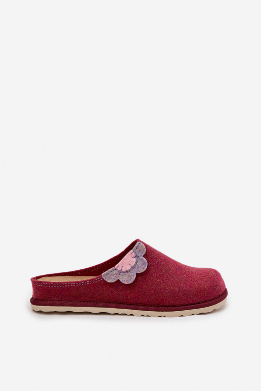 Zapatillas Femenino con una flor Inblu CS000043 borgoña Zapatillas Femenino con una flor Inblu CS000043 borgoña