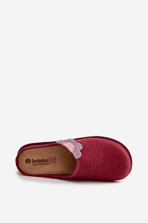 Zapatillas Femenino con una flor Inblu CS000043 borgoña Zapatillas Femenino con una flor Inblu CS000043 borgoña