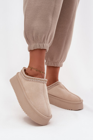 Botas de nieve FemeninoHaftem color marfil Pristina 2