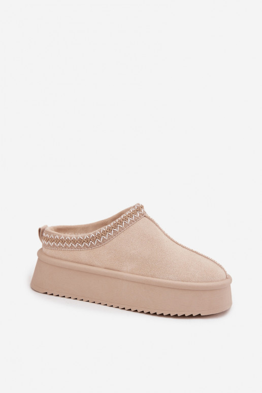 Botas de nieve FemeninoHaftem color marfil Pristina