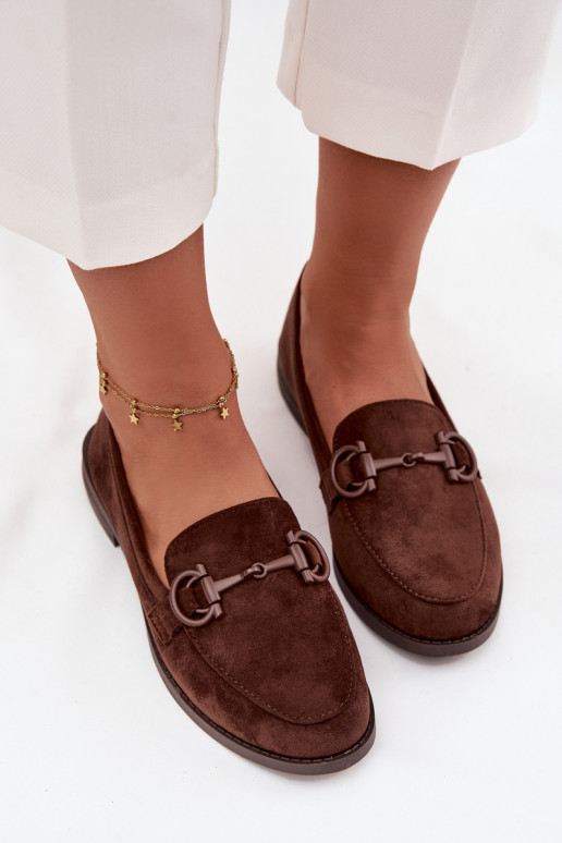mocasines de mujer Con decoraciones Detalem de gamuza ecológicaoAe CzekoladoAe Ambria mocasines de mujer Con decoraciones Detalem de gamuza ecológicaoAe CzekoladoAe Ambria