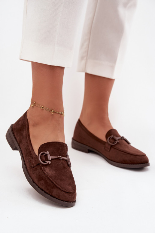 mocasines de mujer Con decoraciones Detalem de gamuza ecológicaoAe CzekoladoAe Ambria mocasines de mujer Con decoraciones Detalem de gamuza ecológicaoAe CzekoladoAe Ambria