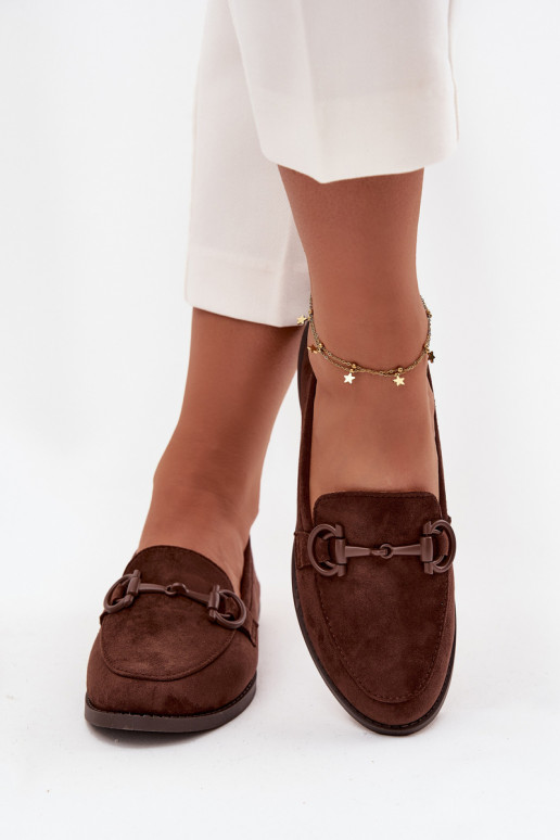 mocasines de mujer Con decoraciones Detalem de gamuza ecológicaoAe CzekoladoAe Ambria mocasines de mujer Con decoraciones Detalem de gamuza ecológicaoAe CzekoladoAe Ambria