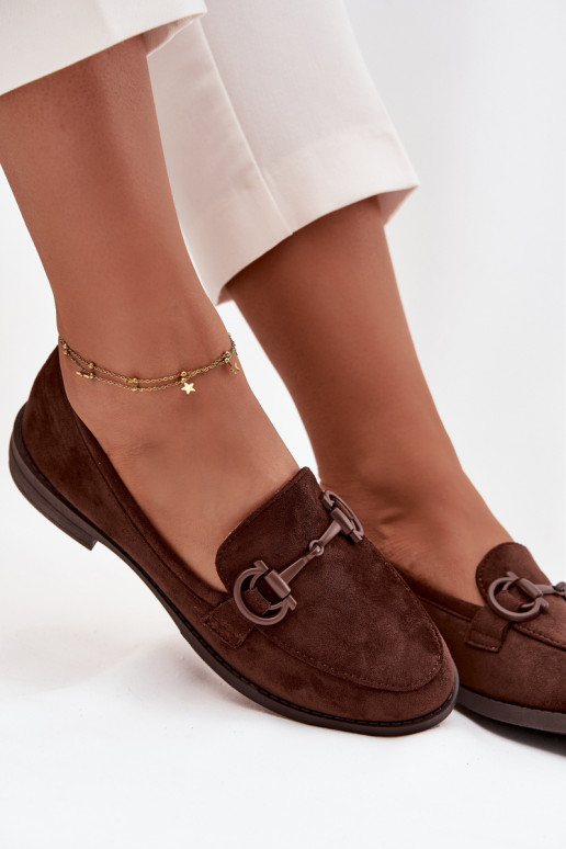 mocasines de mujer Con decoraciones Detalem de gamuza ecológicaoAe CzekoladoAe Ambria mocasines de mujer Con decoraciones Detalem de gamuza ecológicaoAe CzekoladoAe Ambria