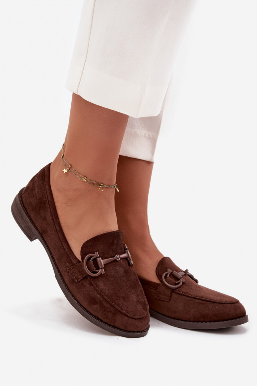 mocasines de mujer Con decoraciones Detalem de gamuza ecológicaoAe CzekoladoAe Ambria mocasines de mujer Con decoraciones Detalem de gamuza ecológicaoAe CzekoladoAe Ambria