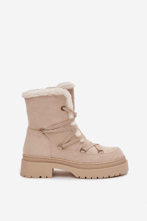 Botas de nieve Femenino con calentamiento beige Irmara Botas de nieve Femenino con calentamiento beige Irmara
