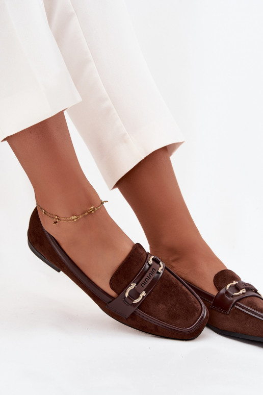 Mocasines Mocasines Femenino Con decoraciones Elemento CzekoladoAe Evelora Mocasines Mocasines Femenino Con decoraciones Elemento CzekoladoAe Evelora