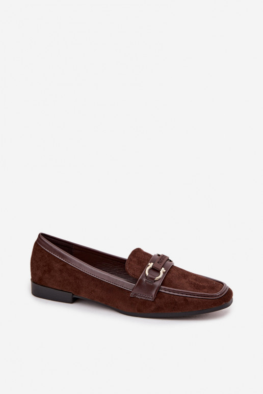 Mocasines Mocasines Femenino Con decoraciones Elemento CzekoladoAe Evelora Mocasines Mocasines Femenino Con decoraciones Elemento CzekoladoAe Evelora