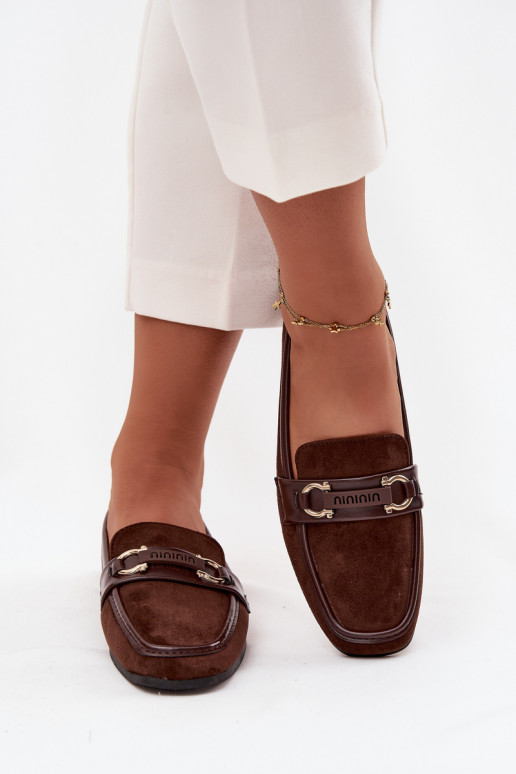 Mocasines Mocasines Femenino Con decoraciones Elemento CzekoladoAe Evelora Mocasines Mocasines Femenino Con decoraciones Elemento CzekoladoAe Evelora