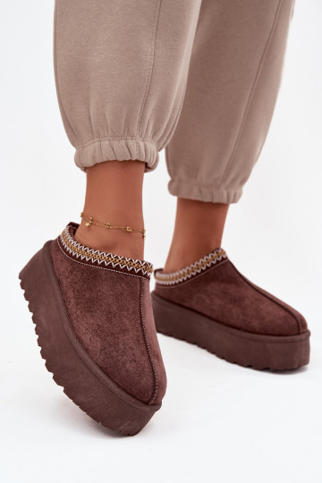 Botas de nieve Femenino Con decoraciones Haftem CzekoladoAe Jenira 2