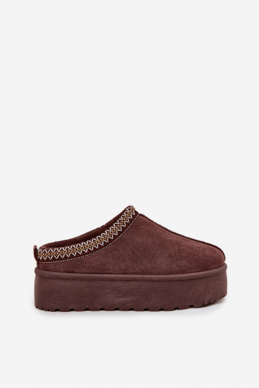 Botas de nieve Femenino Con decoraciones Haftem CzekoladoAe Jenira Botas de nieve Femenino Con decoraciones Haftem CzekoladoAe Jenira