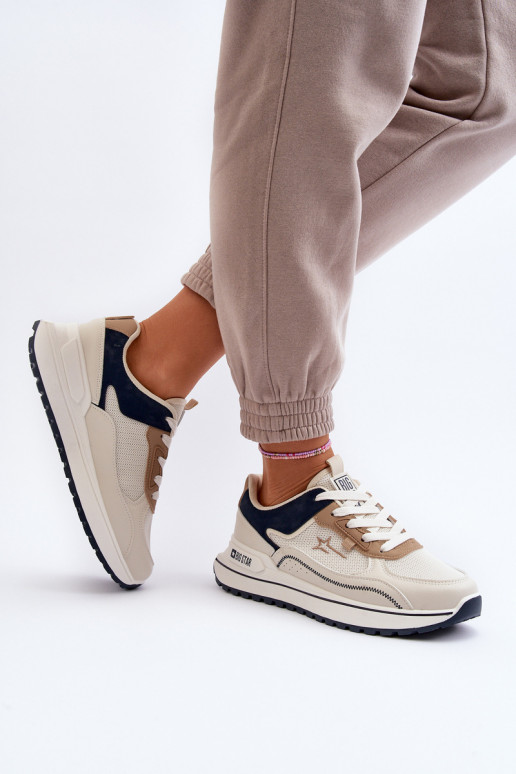 Zapatillas modelo zapatos. Femenino Big Star NN274A092 beige Zapatillas modelo zapatos. Femenino Big Star NN274A092 beige