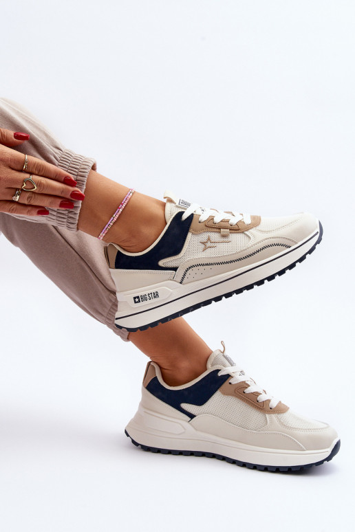 Zapatillas modelo zapatos. Femenino Big Star NN274A092 beige Zapatillas modelo zapatos. Femenino Big Star NN274A092 beige