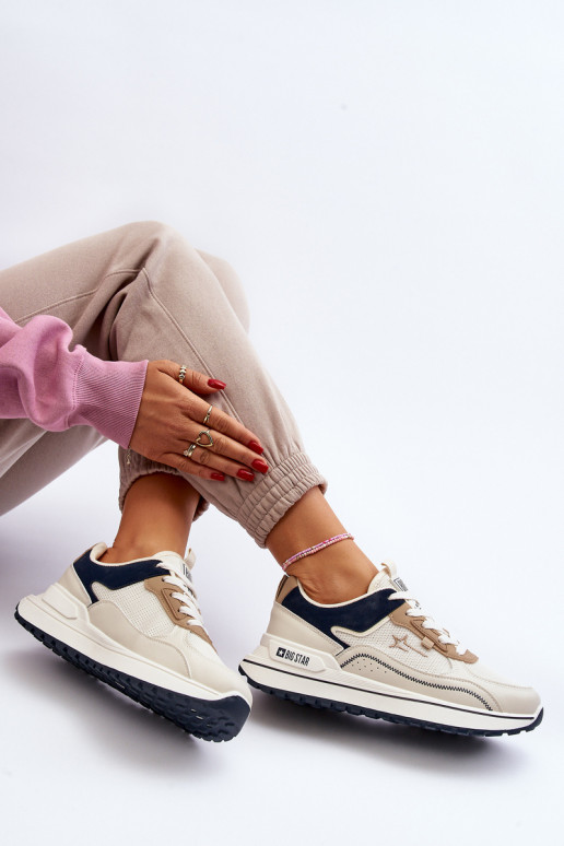 Zapatillas modelo zapatos. Femenino Big Star NN274A092 beige Zapatillas modelo zapatos. Femenino Big Star NN274A092 beige