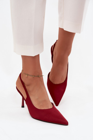 zapatos de tacón altoOdkrytymi Piętami borgoña Lenira