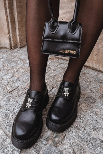 zapatos FemeninoPrzypinką Eko Piel de color negro Laurea 2