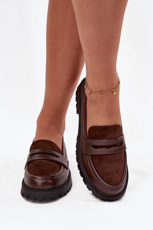 mocasines de mujer de cuero ecológico CzekoladoAe Cailen mocasines de mujer de cuero ecológico CzekoladoAe Cailen