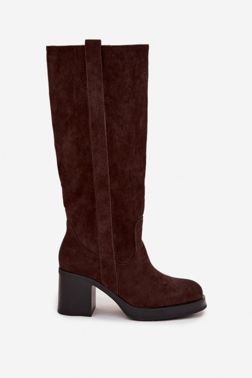 Botas cálidas En un poste enorme CzekoladoAe Sanelle Botas cálidas En un poste enorme CzekoladoAe Sanelle