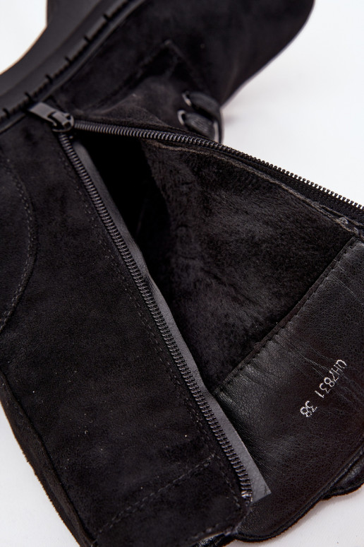 Botas ENokrery Femenino Con decoraciones Elemento calentamiento de color negro Kalindra Botas ENokrery Femenino Con decoraciones Elemento calentamiento de color negro Kalindra