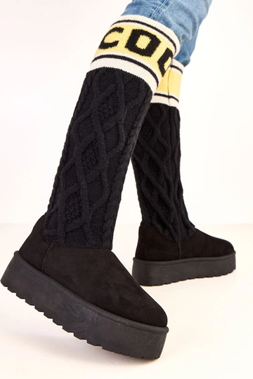 Botas de nieve negras con... 2