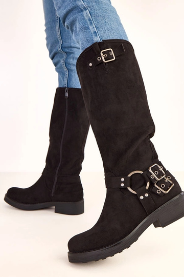 Botas altas negras con... 2