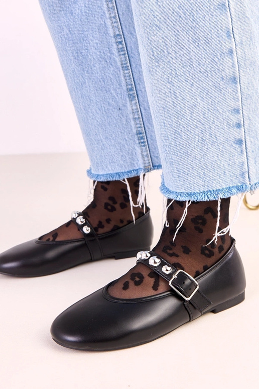 Bailarinas Faira de color negro con... Bailarinas Faira de color negro con...