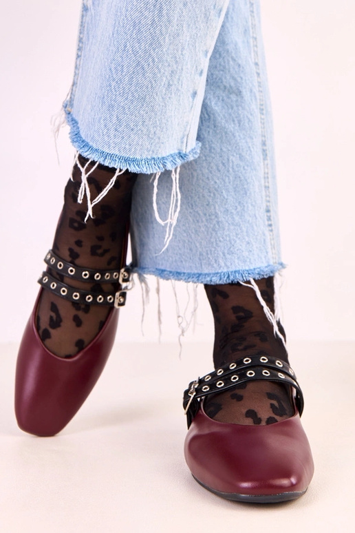 Bailarinas Alfira de color rojo... Bailarinas Alfira de color rojo...