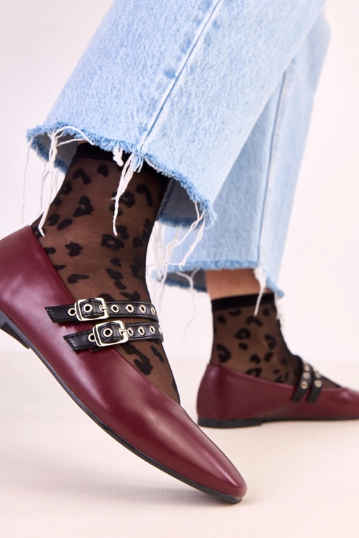 Bailarinas Alfira de color rojo... Bailarinas Alfira de color rojo...