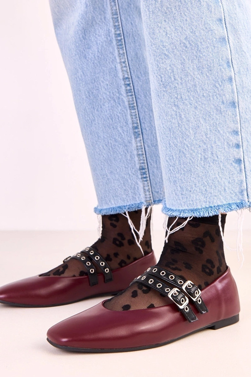 Bailarinas Alfira de color rojo... Bailarinas Alfira de color rojo...