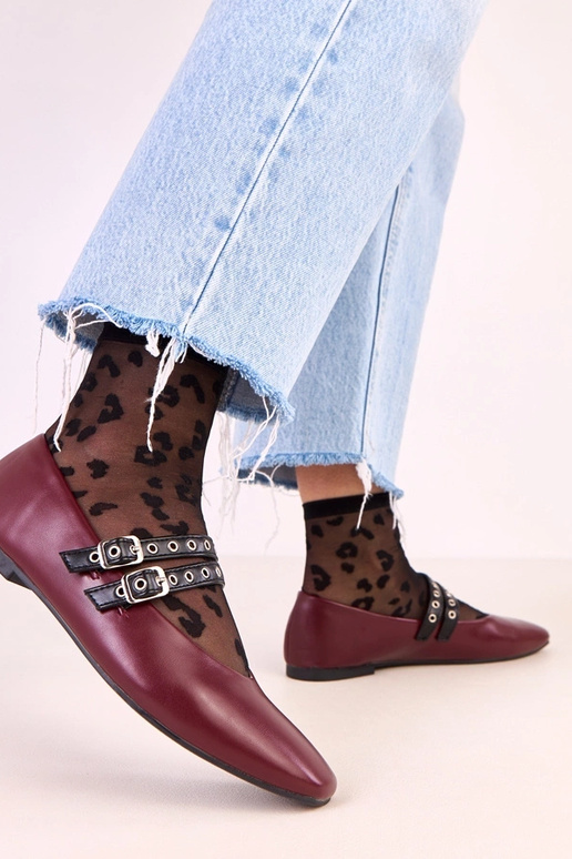 Bailarinas Alfira de color rojo... Bailarinas Alfira de color rojo...