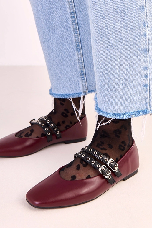 Bailarinas Alfira de color rojo... Bailarinas Alfira de color rojo...