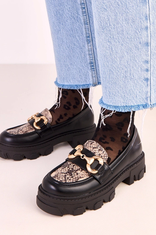 Mocasines Ruben de color negro con...