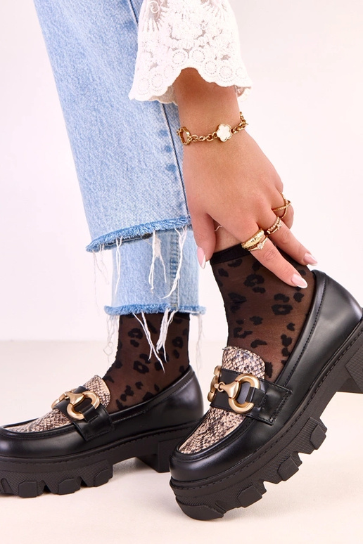 Mocasines Ruben de color negro con...