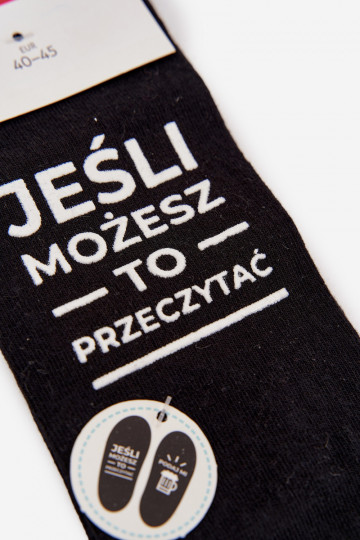 Calcetines para hombre con la inscripción "Pásame una cerveza" en color negro