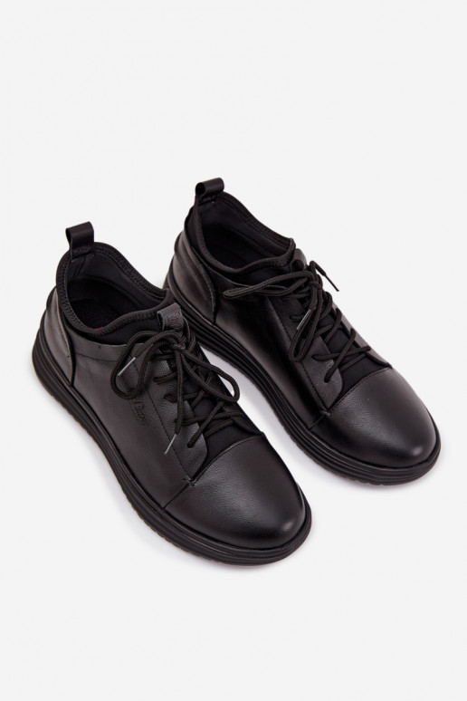 Piel Zapatos de hombre Lee Cooper LCJ-26-33-3964 de color negro Piel Zapatos de hombre Lee Cooper LCJ-26-33-3964 de color negro