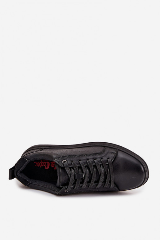 Piel Zapatillas modelo zapatos. Tiene quesculino Lee Cooper LCJ-25-33-3965 de color negro Piel Zapatillas modelo zapatos. Tiene quesculino Lee Cooper LCJ-25-33-3965 de color negro