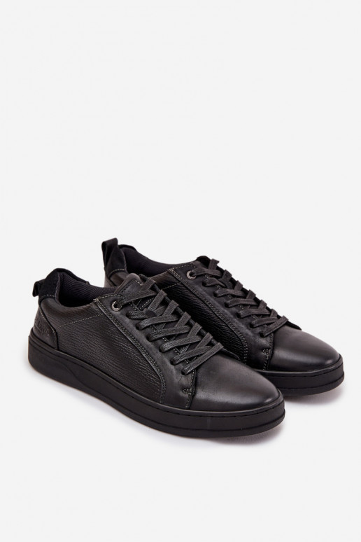 Piel Zapatillas modelo zapatos. Tiene quesculino Lee Cooper LCJ-25-33-3965 de color negro Piel Zapatillas modelo zapatos. Tiene quesculino Lee Cooper LCJ-25-33-3965 de color negro