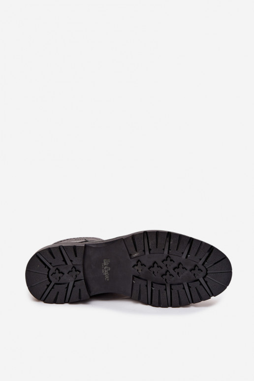 Piel Botas Tiene quesculino Lee Cooper LCJ-25-33-3961 de color negro Piel Botas Tiene quesculino Lee Cooper LCJ-25-33-3961 de color negro