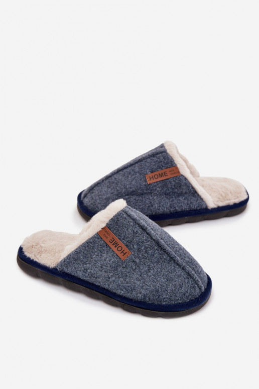 Zapatillas Tiene quesculino calentamiento con pelo dentro azul oscuro Darielle Zapatillas Tiene quesculino calentamiento con pelo dentro azul oscuro Darielle
