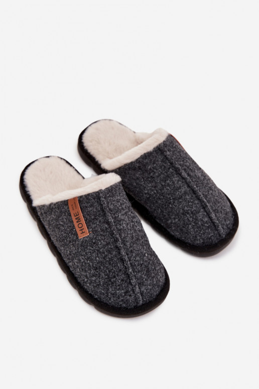 Zapatillas Tiene quesculino calentamiento con pelo dentro de color negro Darielle Zapatillas Tiene quesculino calentamiento con pelo dentro de color negro Darielle