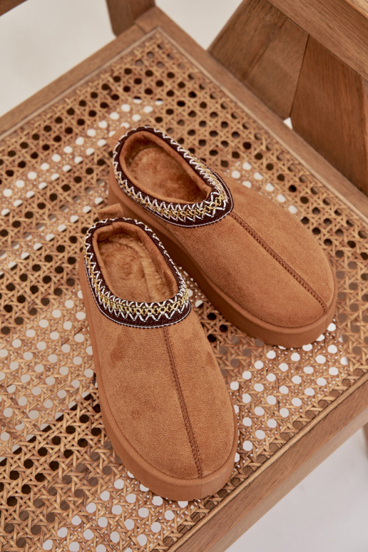 Botas de nieve Infantil JuventudHaftem con una plataforma color marrón Jolisse Botas de nieve Infantil JuventudHaftem con una plataforma color marrón Jolisse