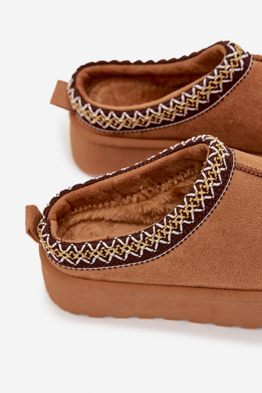 Botas de nieve Infantil JuventudHaftem con una plataforma color marrón Jolisse Botas de nieve Infantil JuventudHaftem con una plataforma color marrón Jolisse